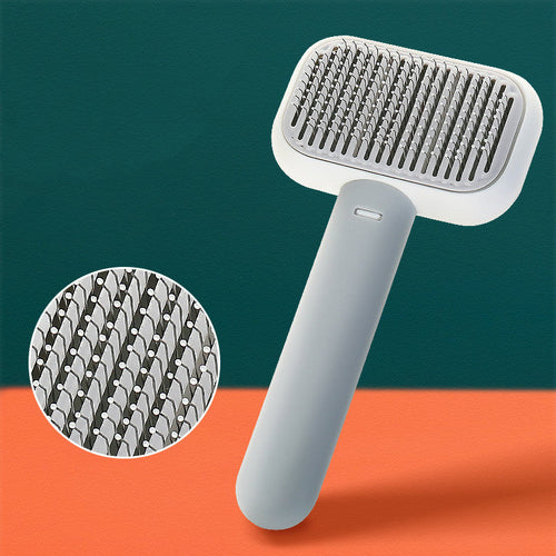 Cepillo de acero inoxidable gris